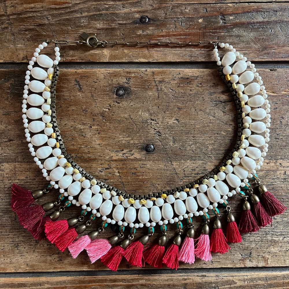 Isabel Marant - Mild Tassel & Bead Collar Necklace